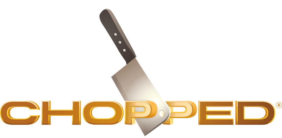 'CHOPPED' logo with a chef's knife graphic.